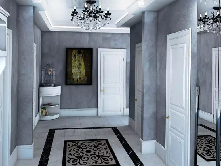 Neoclassical style entrance hall design 5 768x576 1