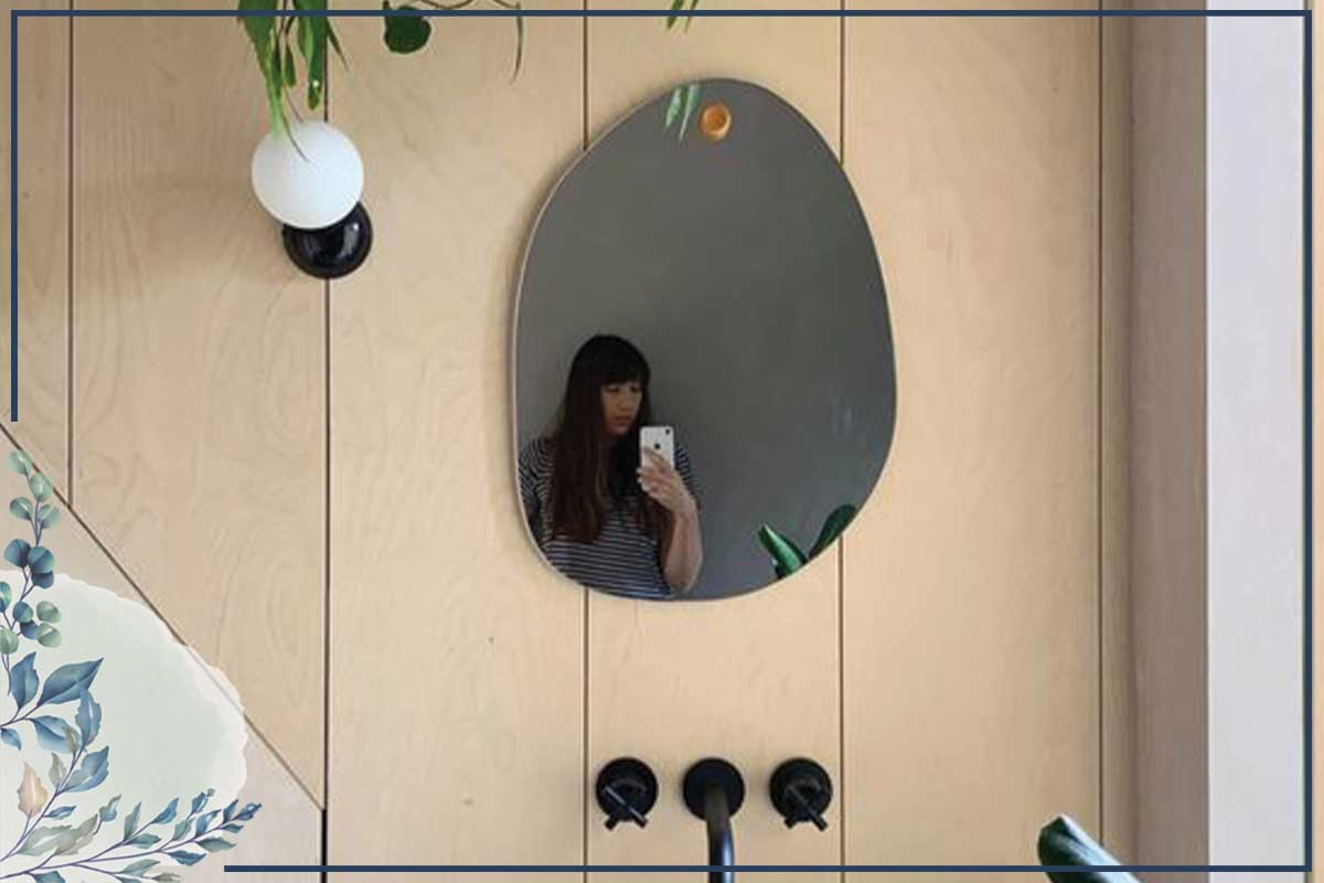 آینه حمام به سبک ژاپاندی