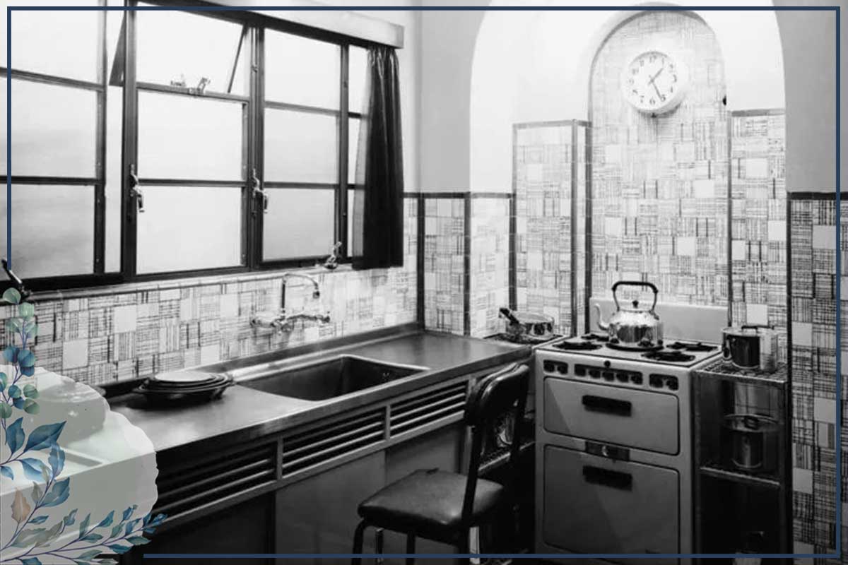 ترند آشپزخانه در دهه 30 میلادی