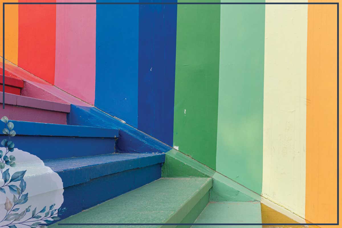 دیوارهای رنگارنگ در دکوراسیون